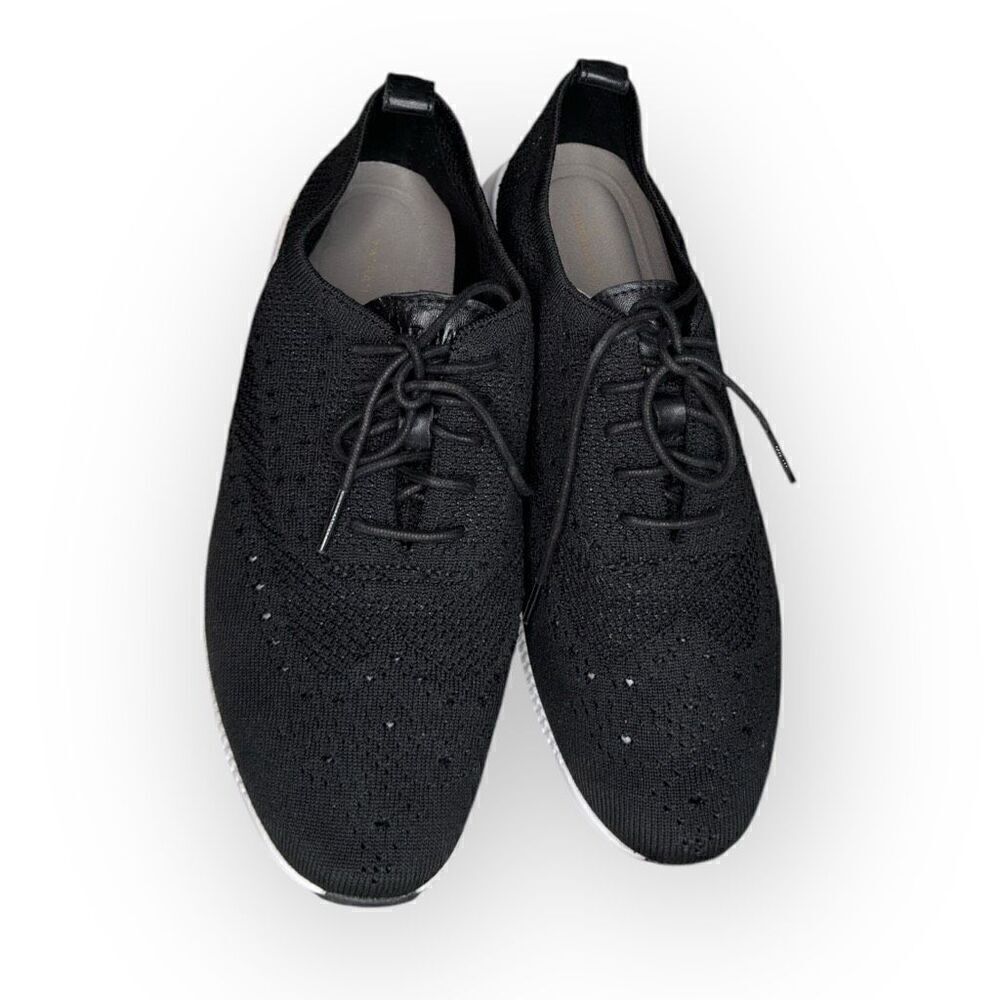 Cole Haan Womens 2.ZeroGrand Lace-up Wingtip Stitchlite Oxford Black Size 9.5B - Picture 4 of 7